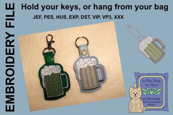Beer Key Fob