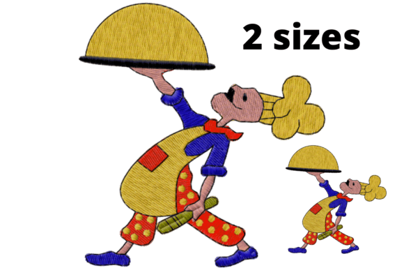 Cooking Embroidery Design