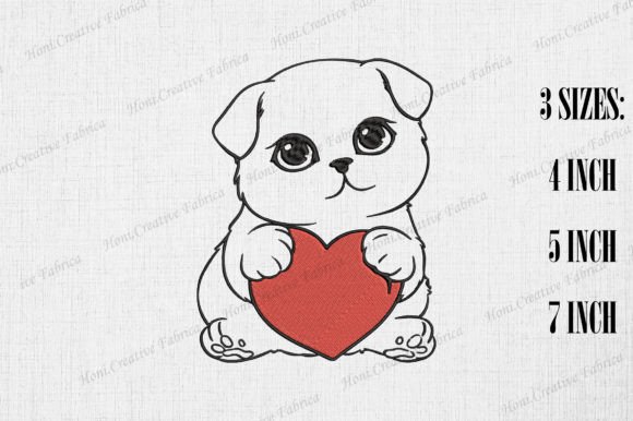 Cute Cat with Heart Valentine’s Day