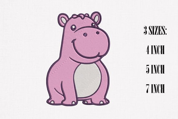 Cute Hippo Embroidery Review