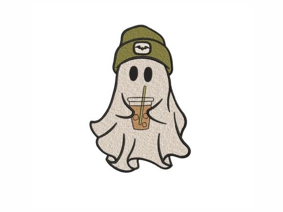 Ghost with Iced Coffee