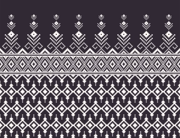 Ukrainian Border Embroidery Pattern