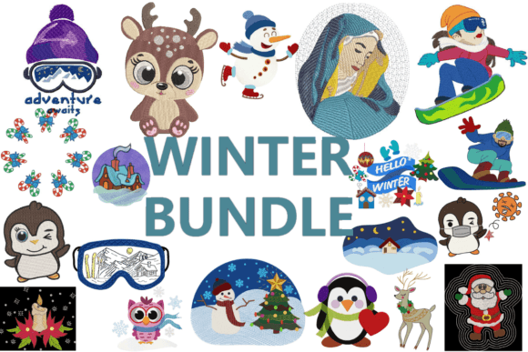 Winter Wonderland Embroidery Bundle